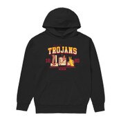 USC Trojans Unisex Black Gameday Vintage Pullover Hoodie